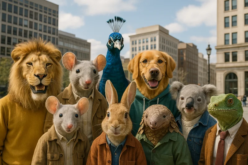 擬人化的動物方程式8隻動物2