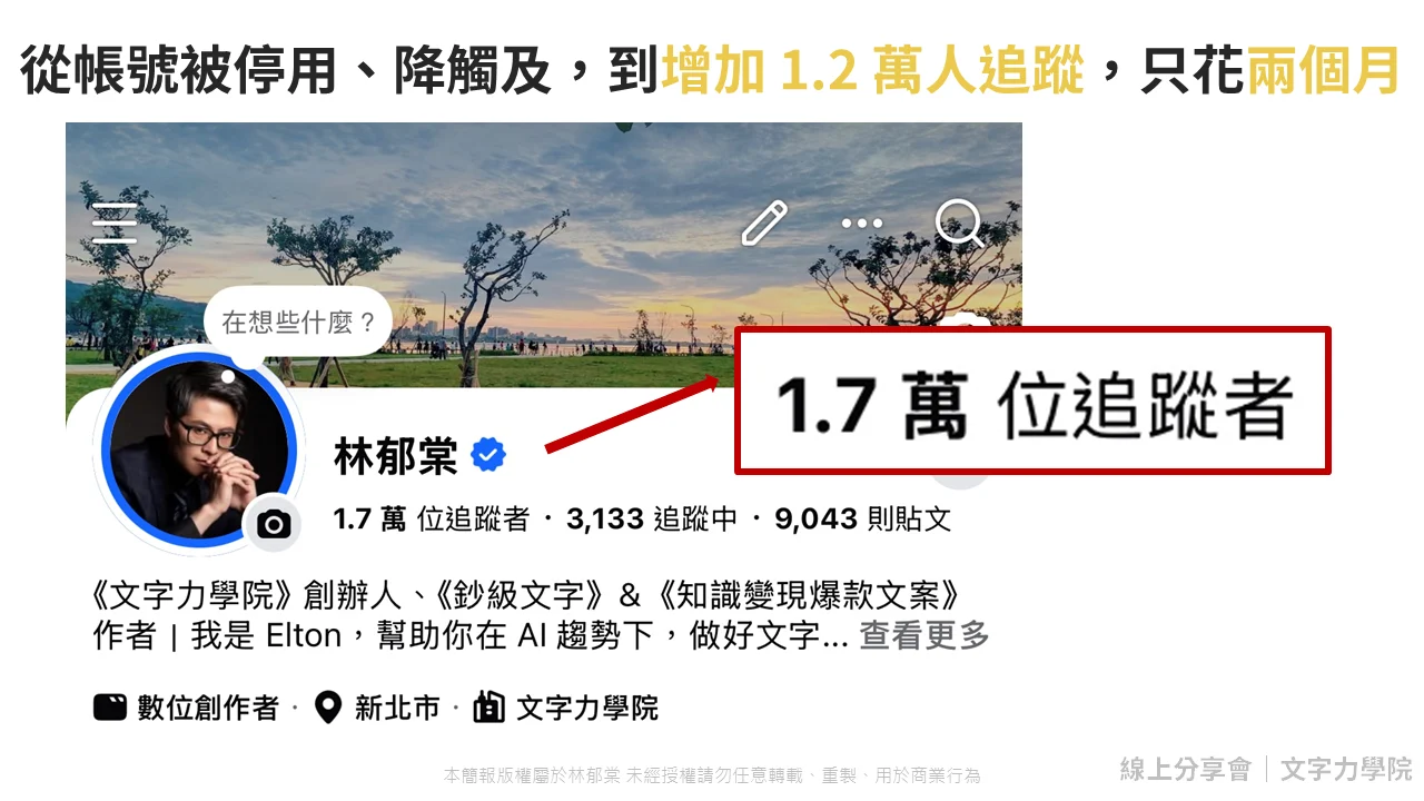 創作者覺醒日線上說明會 138