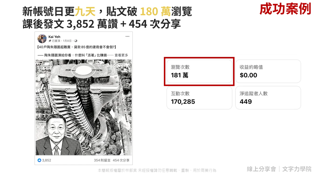 創作者覺醒日線上說明會 126